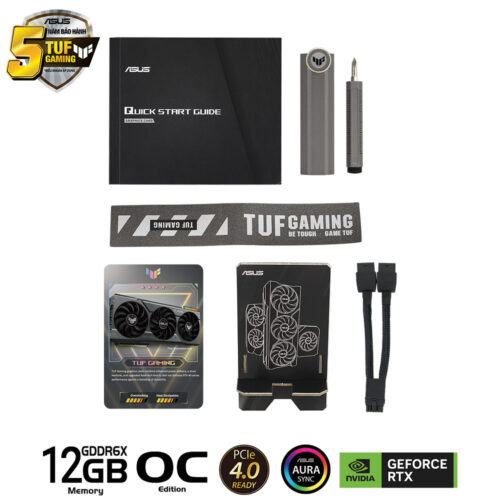 Card màn hình Asus TUF RTX 4070 SUPER-O12G GAMING