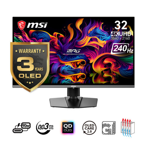 Màn hình MSI MPG 321URX QD-OLED (31.5 inch/UHD/QD-OLED/240Hz/0.03ms)