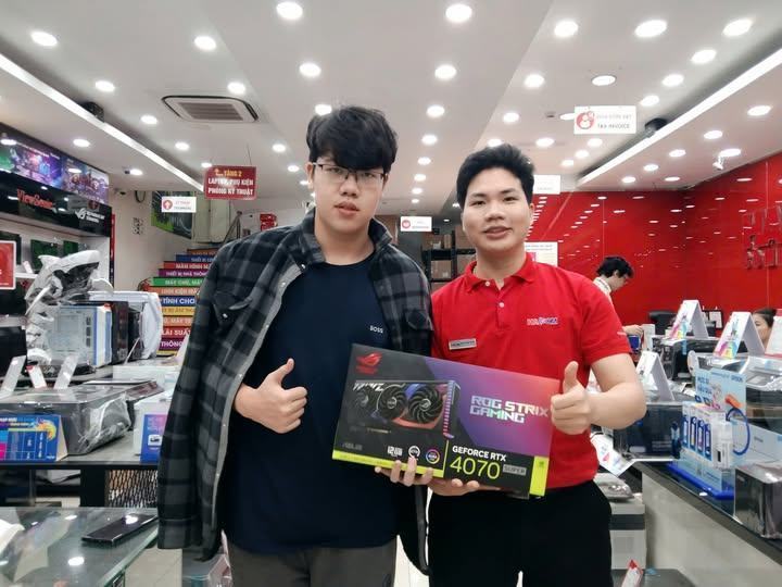 KHLMC Card màn hình Asus ROG TRIX RTX 4070 SUPER-12G GAMING