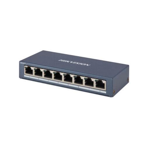 Switch 8 cổng HIKVISION DS-3E0508-E(B) (8 ports Gigabit RJ45, vỏ kim loại)