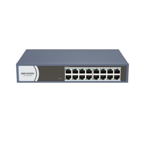 Switch 16 cổng HIKVISION DS-3E0116R-O (16 ports 10/100M RJ45, Vỏ kim loại)