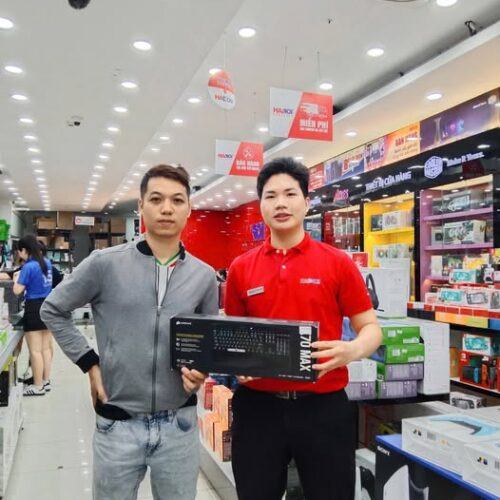 KHLMC Bàn phím gaming Corsair K70 MAX-BLK-MGX White-RGB