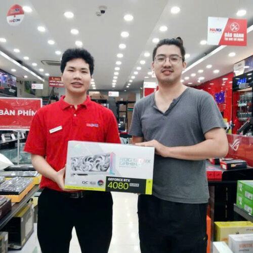 KHLMC Card màn hình Asus ROG STRIX RTX 4080 SUPER-O16G-WHITE