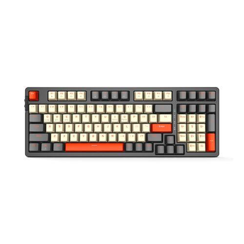 Bàn phím cơ không dây EDRA EK398L Alpha Brown switch (Bluetooth, Wireless 2.4G)