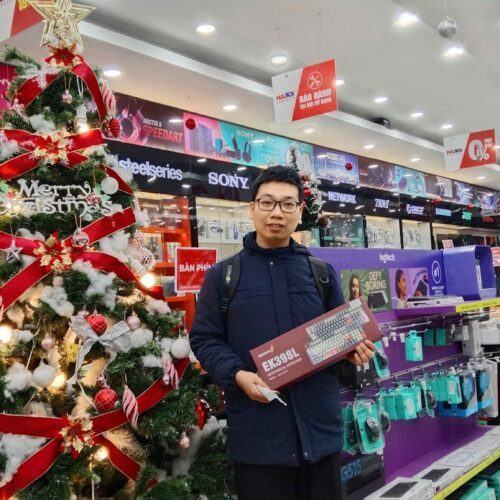 KHLMC Bàn phím cơ không dây EDRA EK398L Beta Red switch