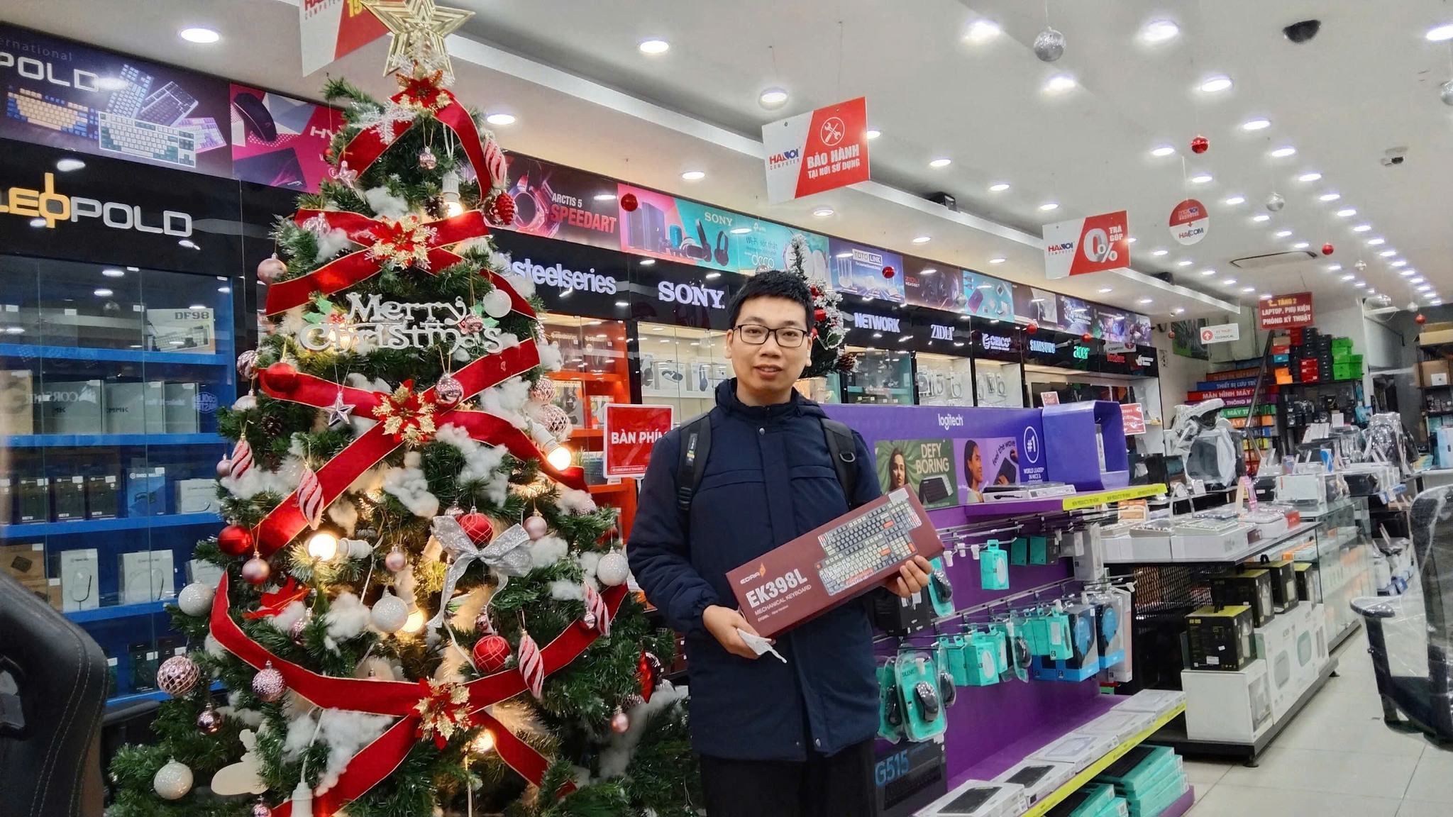 KHLMC Bàn phím cơ không dây EDRA EK398L Beta Red switch