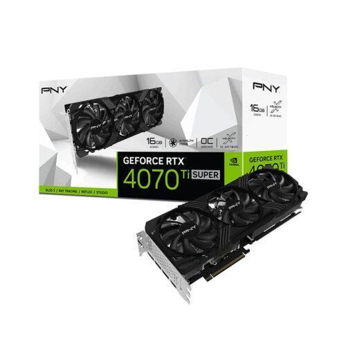 Card màn hình PNY RTX 4070 Ti SUPER 16GB VERTO Overclocked Triple Fan DLSS 3