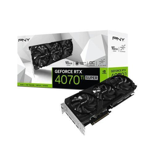 Card màn hình PNY RTX 4070 Ti SUPER 16GB VERTO Overclocked Triple Fan DLSS 3