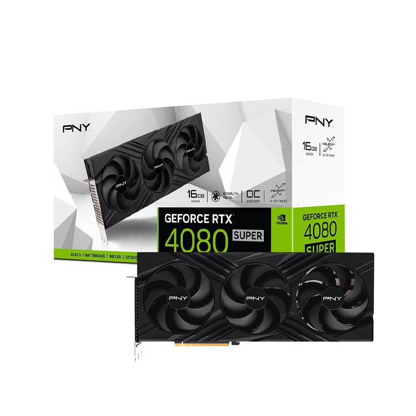 Card màn hình PNY RTX 4080 SUPER 16GB OC LED TF
