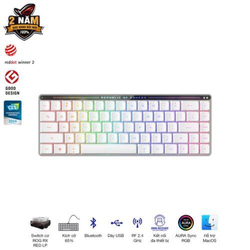Bàn phím Gaming Asus ROG FALCHION RX LP BLUE _ 90MP03ED-BKUA10