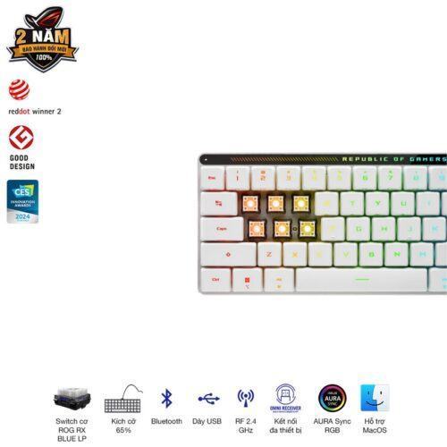Bàn phím Gaming Asus ROG FALCHION RX LP BLUE