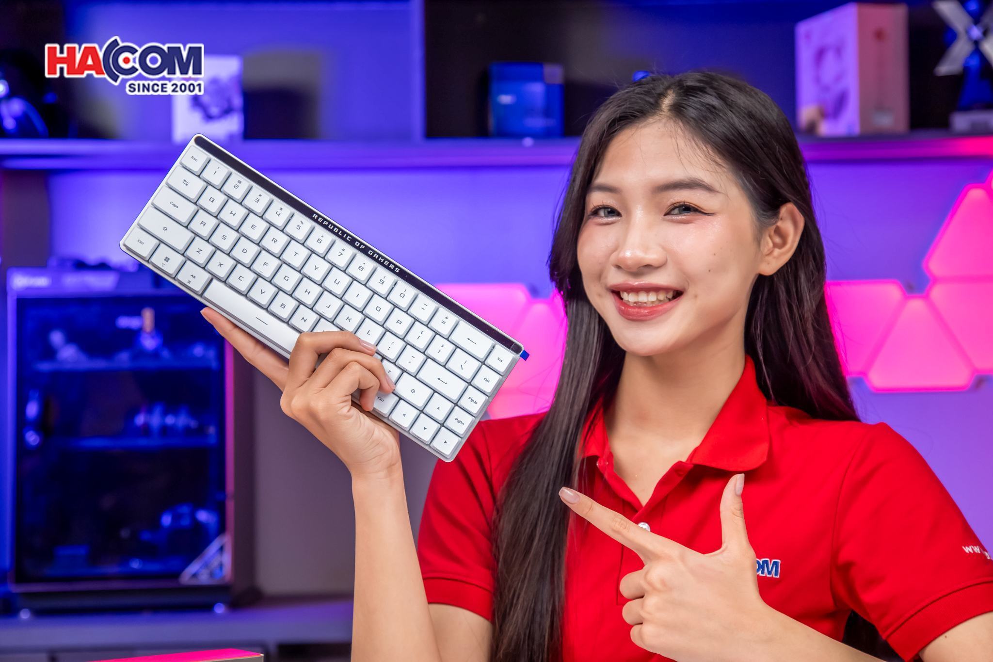 MCLMCBàn phím Gaming Asus ROG FALCHION RX LP RED _ 90MP03EC-BKUA10