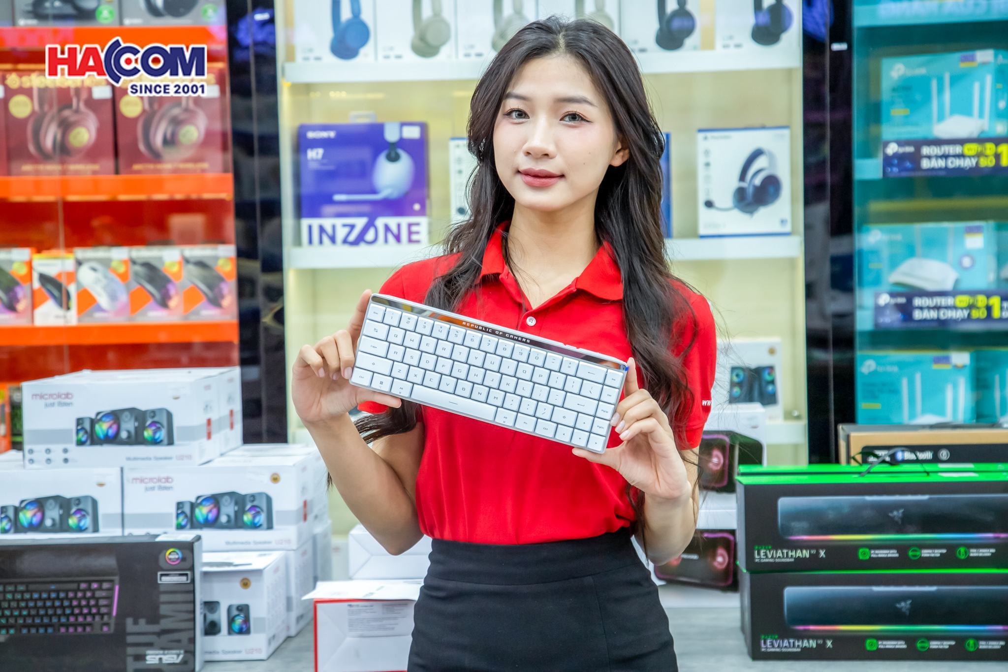 MCLMC Bàn phím Gaming Asus ROG FALCHION RX LP RED _ 90MP03EC-BKUA10