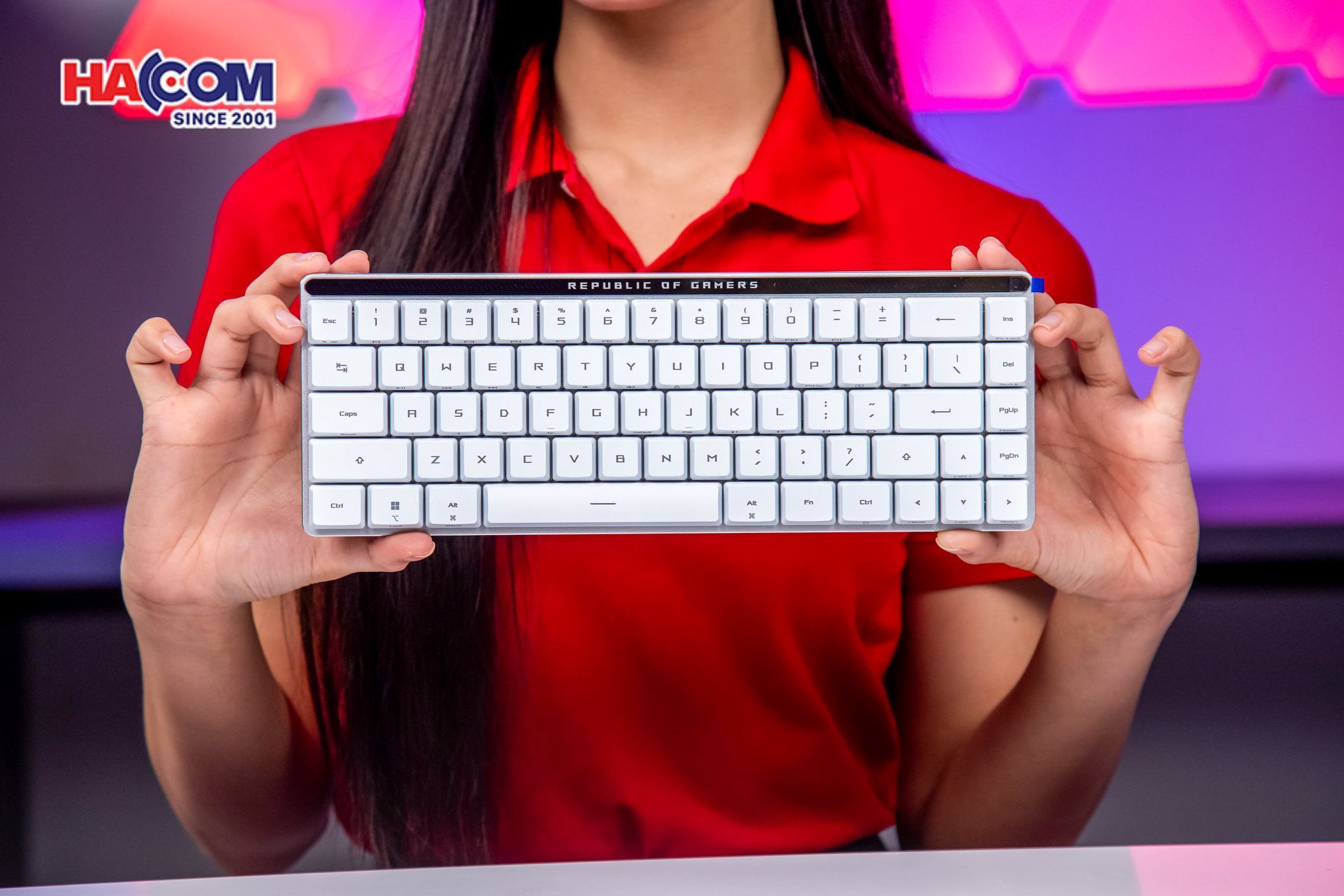 Bàn phím Gaming Asus ROG FALCHION RX LP RED _ 90MP03EC-BKUA10