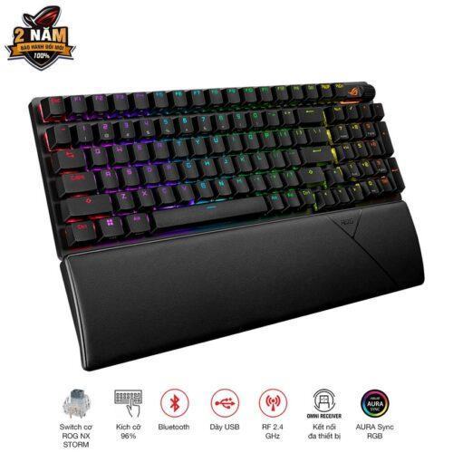 Bàn phím Gaming Asus ROG Strix Scope II 96 WL NX SM _ 90MP037B-BKUA00