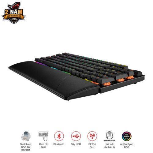 Bàn phím Gaming Asus ROG Strix Scope II 96 WL NX SM _ 90MP037B-BKUA00