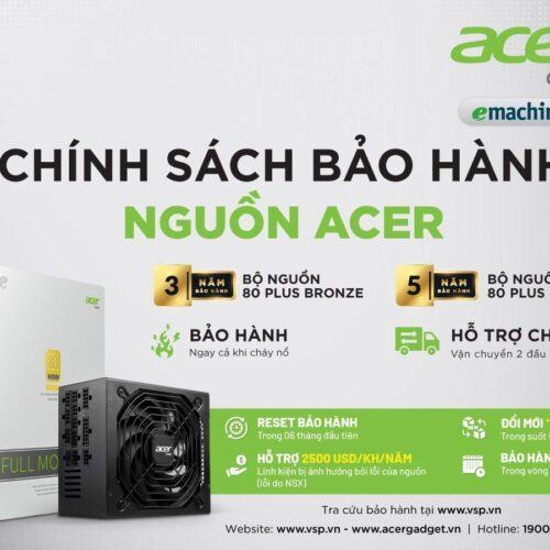 Nguồn ACER AC750 FR Bronze Full modular