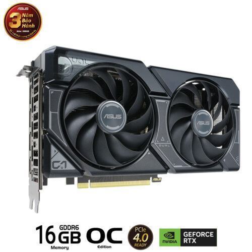 Card màn hình Asus DUAL-RTX 4060 Ti-O16G