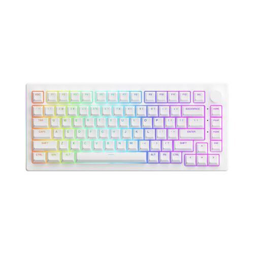 Bàn phím cơ AKKO 5075B Plus White (Akko switch v3 – Cream Yellow Pro)