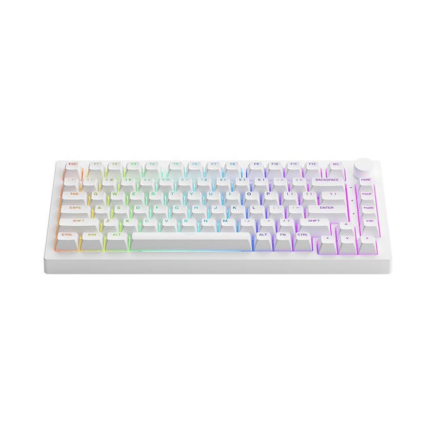 Bàn phím cơ AKKO 5075B Plus White (Akko switch v3 – Cream Yellow Pro)