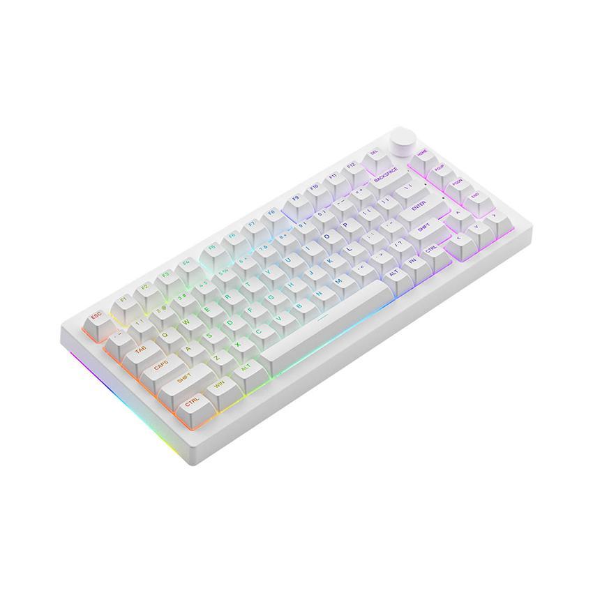 Bàn phím cơ AKKO 5075B Plus White (Akko switch v3 – Cream Yellow Pro)