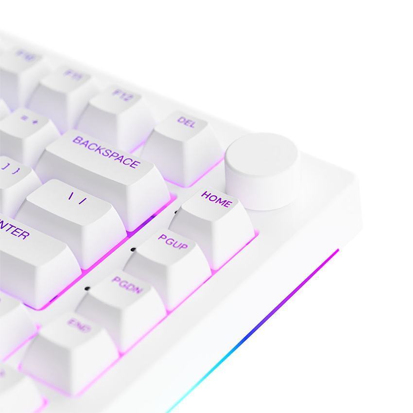 Bàn phím cơ AKKO 5075B Plus White (Akko switch v3 – Cream Yellow Pro)