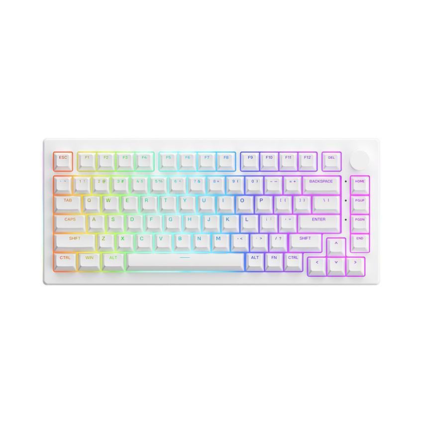 Bàn phím cơ AKKO 5075B Plus White (Akko switch v3 – Cream Blue Pro)