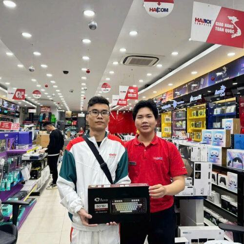 KHLMC Bàn phím cơ AKKO 5075B Plus-S Dracula Castle (Akko switch v3 – Cream Yellow Pro)