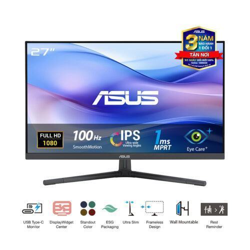 Màn hình ASUS VU279CFE-B (27 inch/FHD/IPS/100Hz/1ms/USB-C)