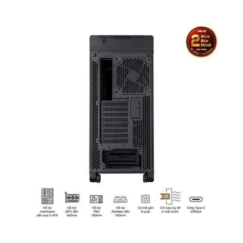 Vỏ Case Asus PA602 ProArt (eATX/Full Tower/ Màu Đen)