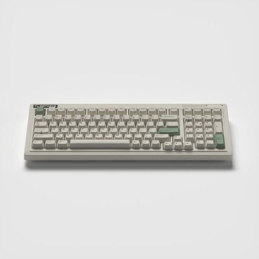 Bàn phím cơ FL-Esports OG98 Classic White 3 mode Kailh Coolmint V2 switch Led RGB