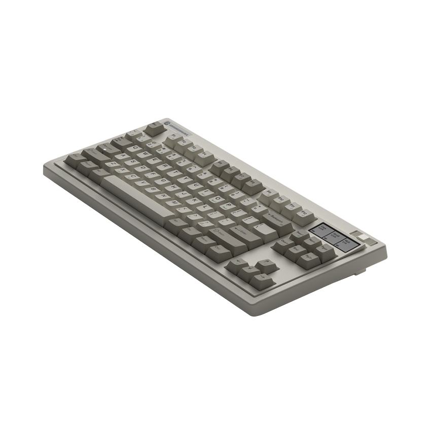 Bàn phím cơ FL-Esports OG87 Retro Grey 3 mode Kailh Ice Silver switch Led RGB