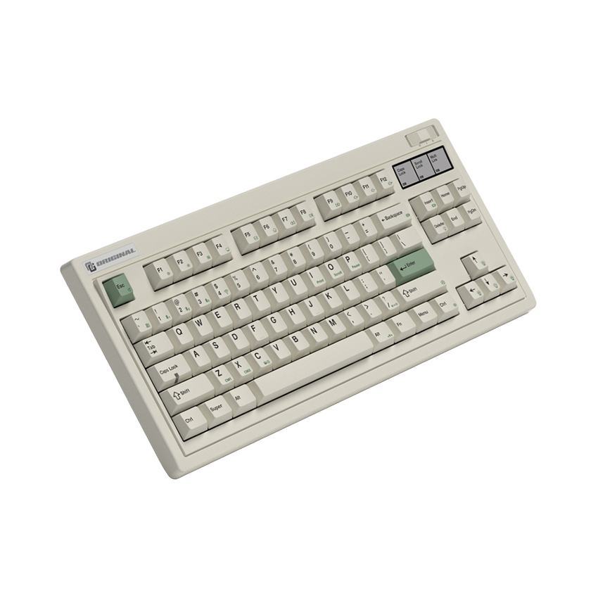 Bàn phím cơ FL-Esports OG87 Classical White 3 mode Kailh Coolmint V2 switch Led RGB