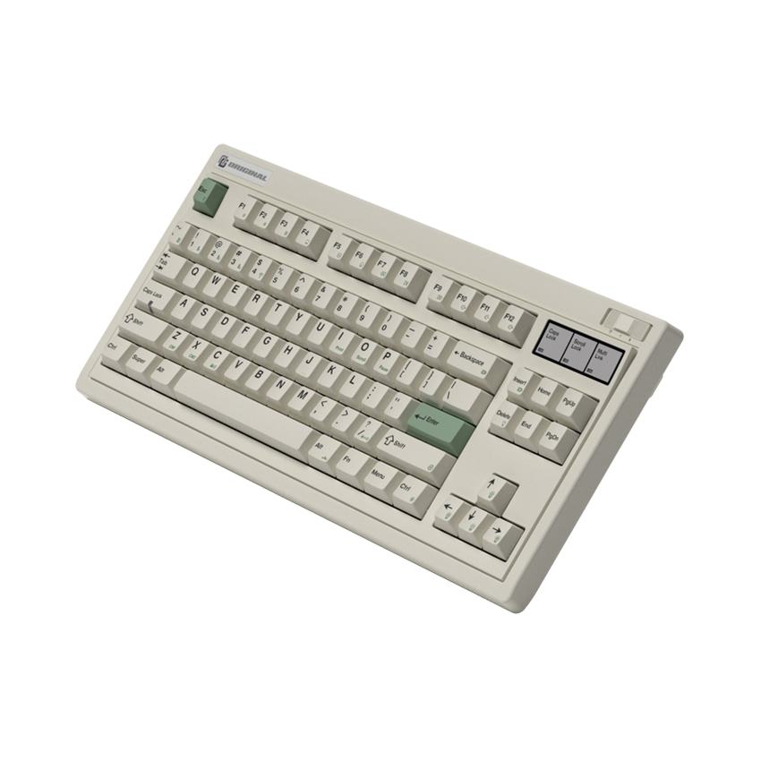 Bàn phím cơ FL-Esports OG87 Classical White 3 mode Kailh Coolmint V2 switch Led RGB