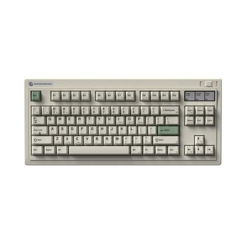 Bàn phím cơ FL-Esports OG87 Classical White 3 mode Kailh Ice Silver switch Led RGB (USB Type-C, 2.4G, Bluetooth)