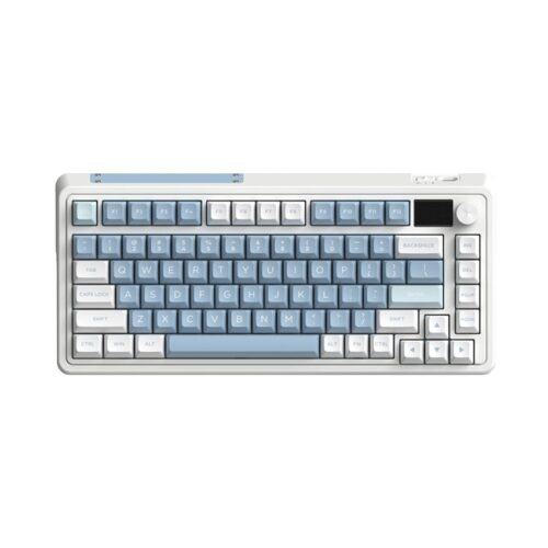 Bàn phím cơ FL-Esports CMK75SAM Lake Placid Blue 3 mode FLCMMK Ice Violet Switch Led RGB (USB Type-C, 2.4G, Bluetooth)