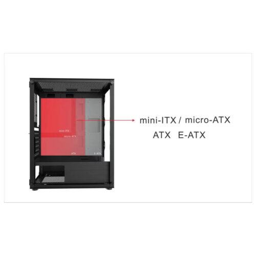 Vỏ Case VITRA SAPHIRA AX9 BLACK 3F ARGB