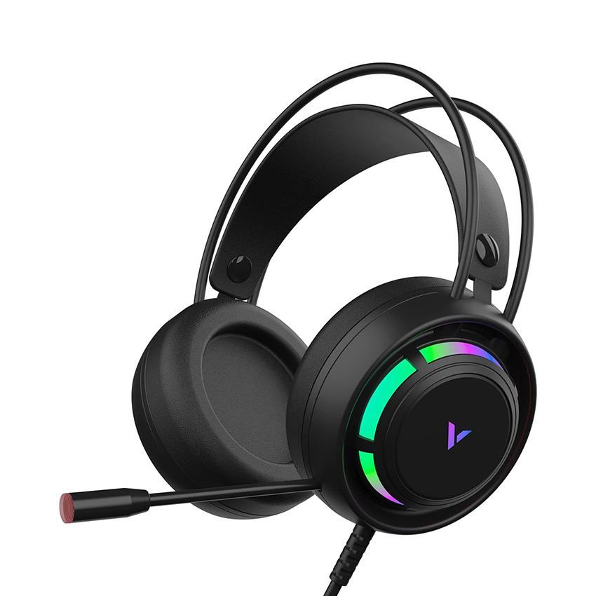 Tai nghe gaming có dây Rapoo VH110 (Kết nối 3.5mm + USB, Led RGB)