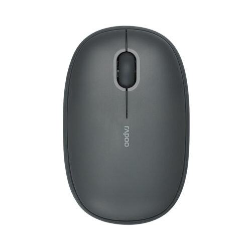 Chuột không dây Rapoo M650 Silent Đen Xám (Bluetooth + Wireless 2.4G)