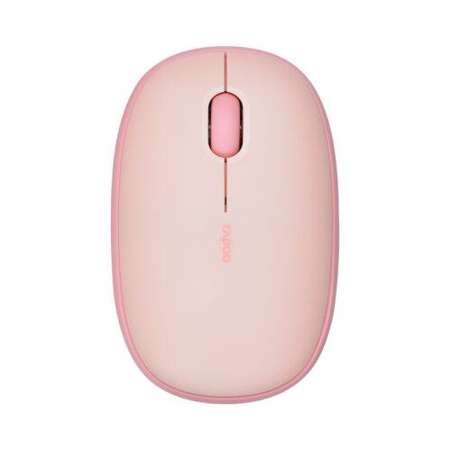 Chuột không dây Rapoo M650 Silent Hồng (Bluetooth + Wireless 2.4G)
