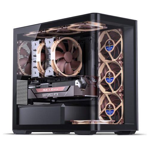 Vỏ case JONSBO D300 WHITE (mATX/Mid Tower/Màu Trắng/Kính Cong)