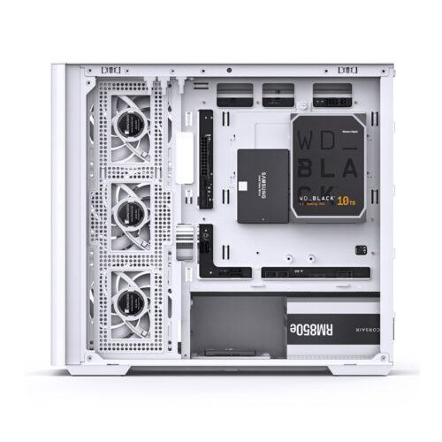 Vỏ case JONSBO D300 WHITE (mATX/Mid Tower/Màu Trắng/Kính Cong)