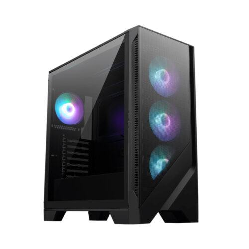 Vỏ case MSI MAG FORGE 320R AIRFLOW (ATX/Màu Đen/Kèm 4 fan ARGB)