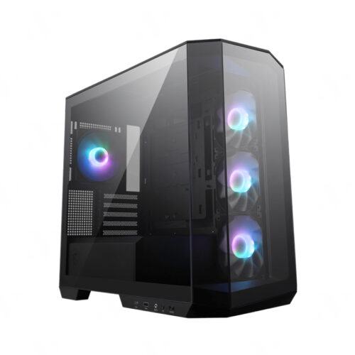 Vỏ case MSI MPG PANO M100R PZ BLACK (mATX/Màu Đen/Kèm 4 fan)