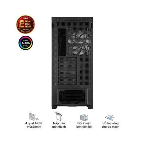 Vỏ Case Asus TUF Gaming GT302 ARGB Black (eATX/Full Tower/ Màu Đen)