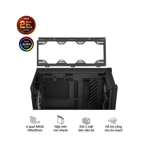 Vỏ Case Asus TUF Gaming GT302 ARGB Black (eATX/Full Tower/ Màu Đen)