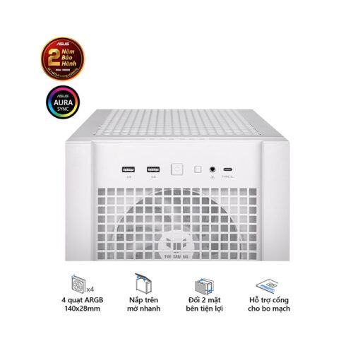 Vỏ Case Asus TUF Gaming GT302 ARGB White