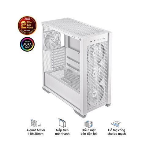 Vỏ Case Asus TUF Gaming GT302 ARGB White