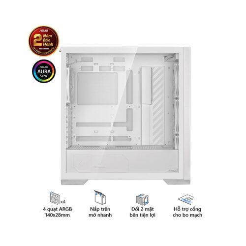 Vỏ Case Asus TUF Gaming GT302 ARGB White