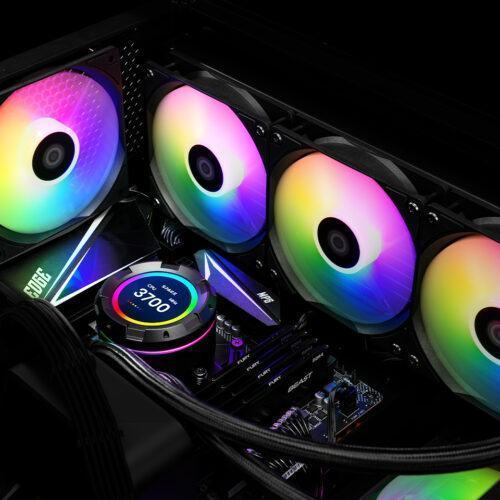 Tản nhiệt nước ID-COOLING SPACE SL360 XE ARGB (Rad 360mm/Quạt ARGB/Màu Đen) (